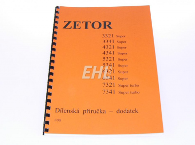 Dílenská příručka Zetor 3321-7341 CZ 1/98