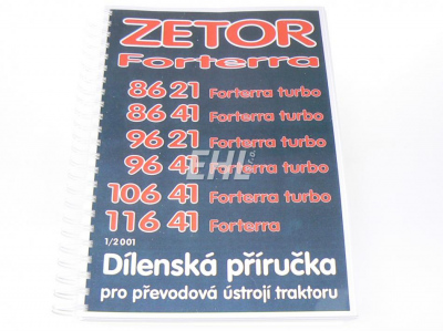 Dílenská příručka Zetor 8621-11641CZ