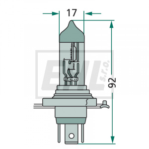 Halogenová Žárovka H4