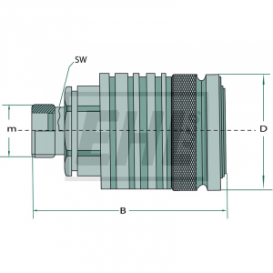 KM 10L (M16x1,5) DN12-BG3