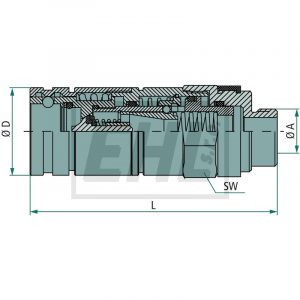 Rychlospojka samice GP-3CFPV 1/2215 F